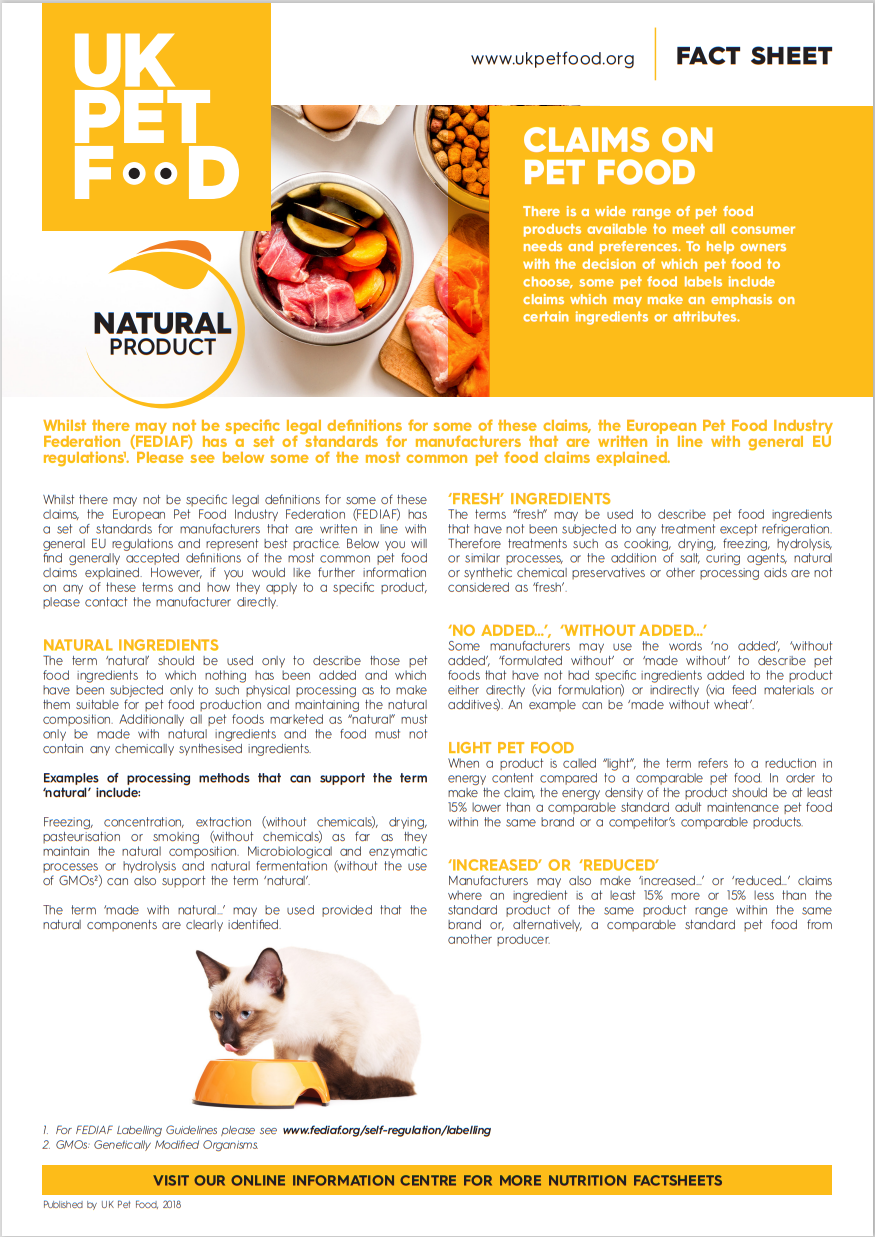 Claims on pet food FActsheet image page 1.png