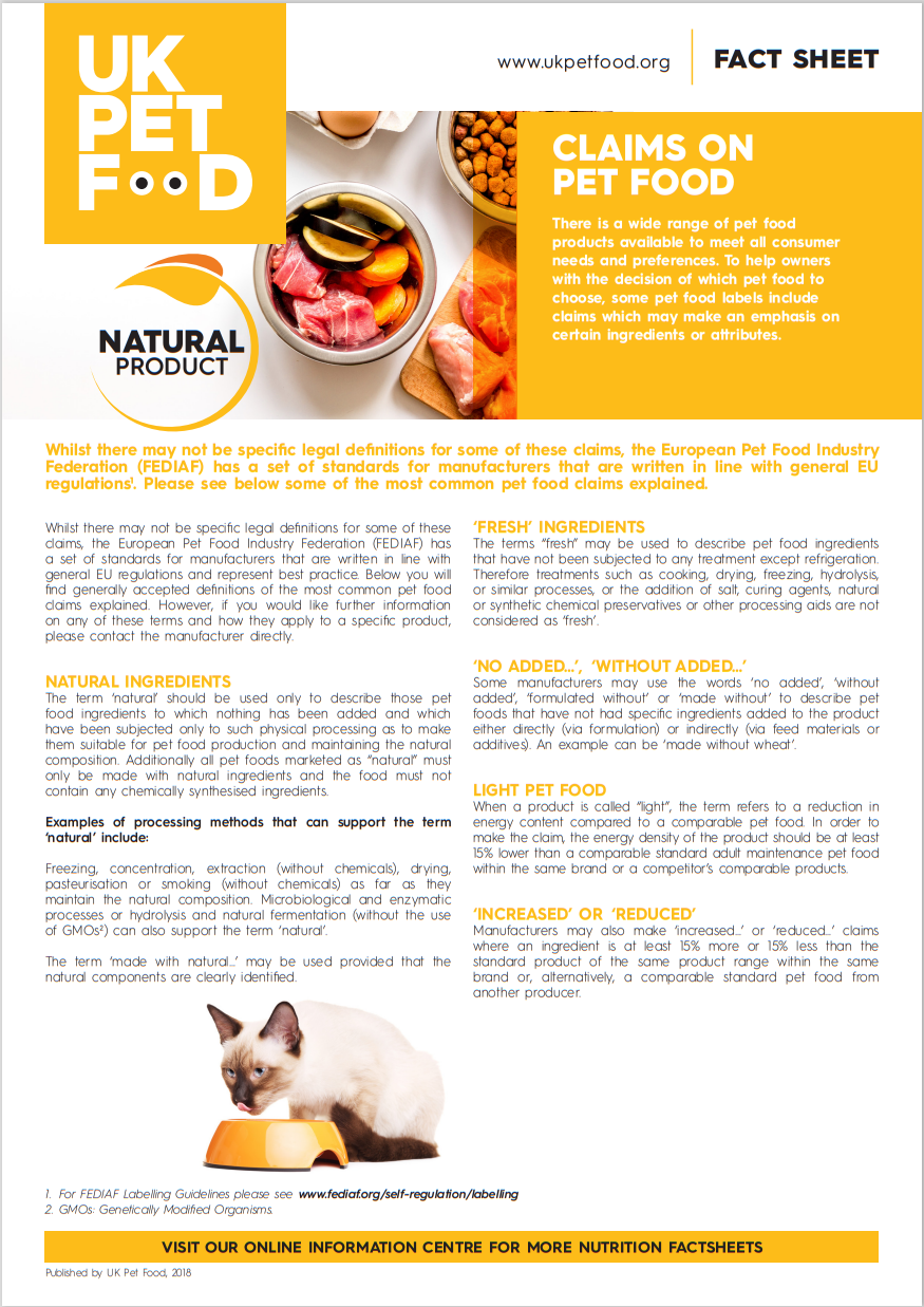 Small Pet Nutrition - Information and Advice