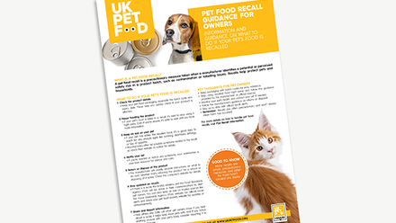 Fact Sheet - Food Recall Guidance fan image