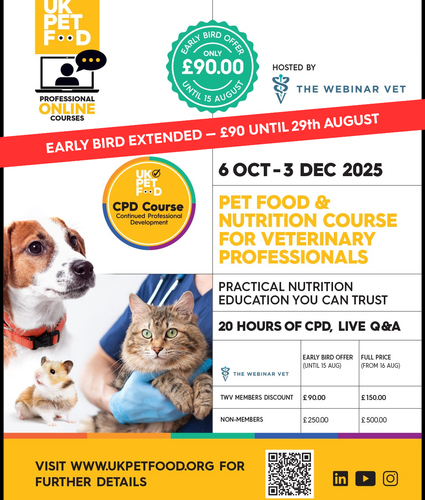 vet course 29th august deadline 2025