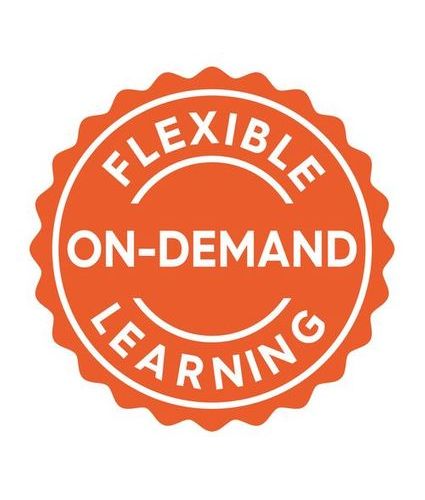 Flexible, on demand, learning icon