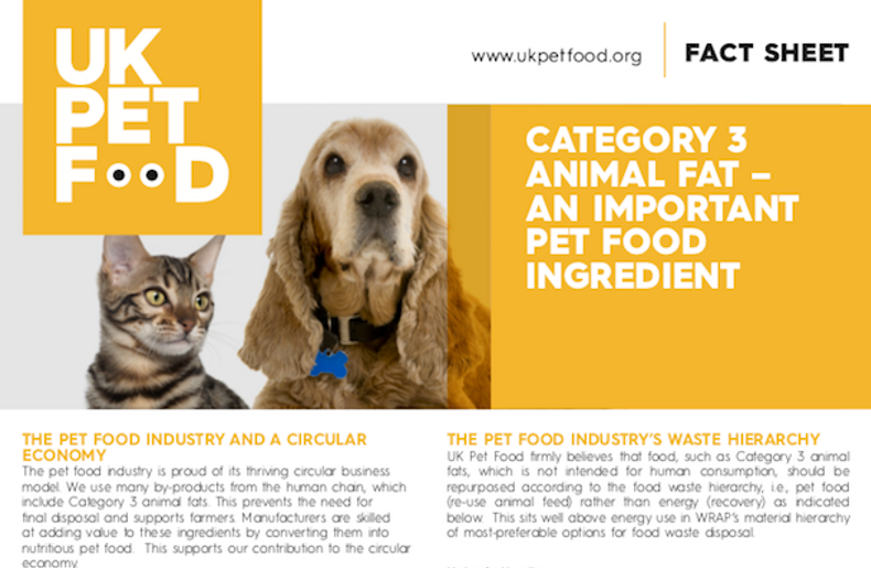 Category 3 Animal Fats Factsheet